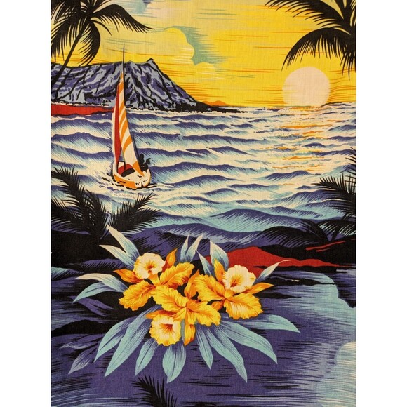 Vintage Royal Hawaiian Creations Mens Short Sleeve Hawaiian Shirt Size M USA - Picture 11 of 15